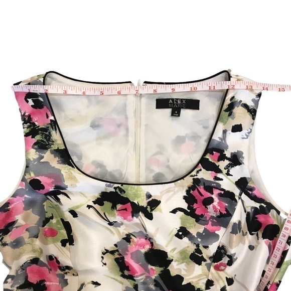 ALEX MARIE Sleeveless Floral Dress women’s SZ 4 - Picture 9 of 15